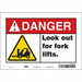 Safety Sign 7 inx10 in Vinyl