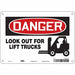 Safety Sign 7 in x 10 in Polyethylene