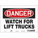 Safety Sign 7 in x 10 in Vinyl