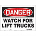 Safety Sign 10 inx14 in Vinyl