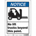 Safety Sign 14 in x 10 in Vinyl