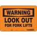Safety Sign 7 in x 10 in Aluminum