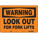 Safety Sign 10 in x 14 in Aluminum