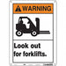 Safety Sign 14 in x 10 in Polyethylene