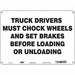 Safety Sign 10 in x 14 in Vinyl