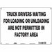 Safety Sign 10 inx14 in Aluminum
