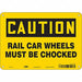 Safety Sign 7 inx10 in Polyethylene