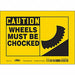Safety Sign 5 in x 7 in Vinyl