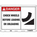 Safety Sign 10 in x 14 in Polyethylene
