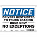 Safety Sign 7 in x 10 in Aluminum