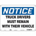 Safety Sign 10 inx14 in Vinyl