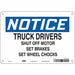 Safety Sign 7 in x 10 in Aluminum