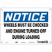 Safety Sign 7 in x 10 in Vinyl