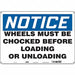 Safety Sign 14 inx20 in Aluminum