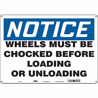 Safety Sign 14 inx20 in Polyethylene