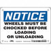 Safety Sign 5 in x 7 in Vinyl