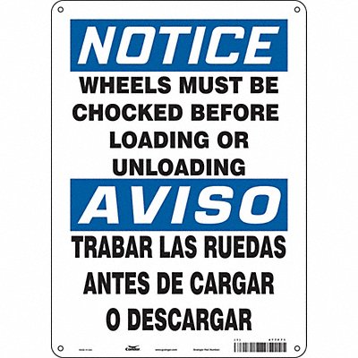 Safety Sign 14 inx10 in Vinyl