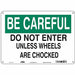 Safety Sign 10 in x 14 in Aluminum