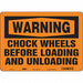 Safety Sign 10 inx14 in Polyethylene