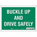 Safety Sign 7 in x 10 in Aluminum