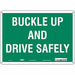 Safety Sign 10 inx14 in Aluminum