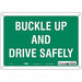 Safety Sign 7 inx10 in Polyethylene