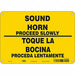 Safety Sign 7 inx10 in Polyethylene