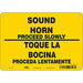 Safety Sign 7 inx10 in Vinyl