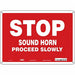 Safety Sign 10 inx14 in Aluminum