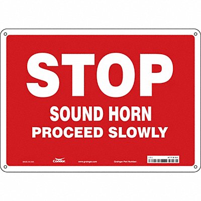Safety Sign 10 inx14 in Vinyl