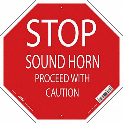 Safety Sign 24 in x 24 in Aluminum
