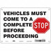 Safety Sign 7 inx10 in Polyethylene