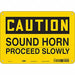 Safety Sign 7 in x 10 in Aluminum