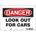 Safety Sign 7 in x 10 in Aluminum
