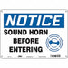 Safety Sign 10 inx14 in Aluminum