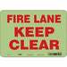 Safety Sign 7 in x 10 in Glow Vinyl
