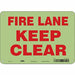 Safety Sign 7 in x 10 in Polyethylene