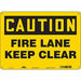 Safety Sign 10 in x 14 in Aluminum