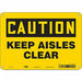 Safety Sign 7 in x 10 in Aluminum