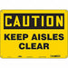 Safety Sign 10 in x 14 in Aluminum