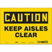 Safety Sign 7 in x 10 in Vinyl