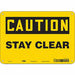 Safety Sign 7 in x 10 in Polyethylene