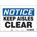 Safety Sign 7 in x 10 in Vinyl