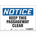 Safety Sign 7 in x 10 in Vinyl