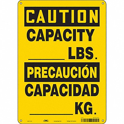 Safety Sign 14 inx10 in Aluminum