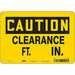 Traffic Sign 7 in x 10 in Aluminum