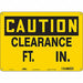 Safety Sign 10 inx14 in Aluminum