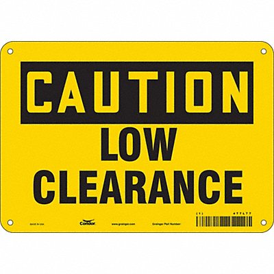 Safety Sign 7 in x 10 in Vinyl