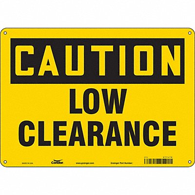 Safety Sign 10 inx14 in Vinyl