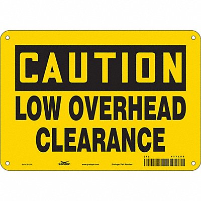 Safety Sign 7 inx10 in Polyethylene